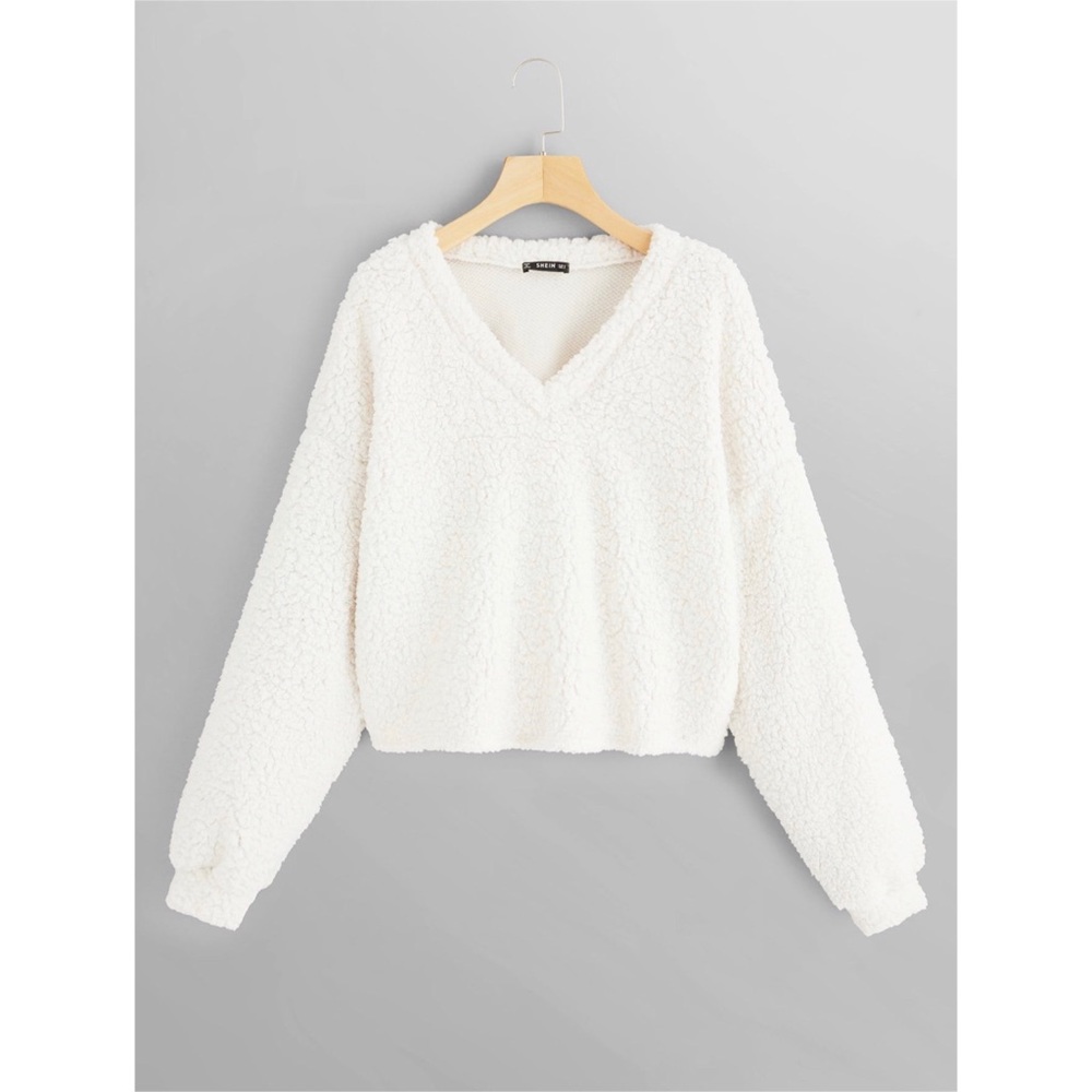 Bella Teddy 🐻 Pullover || White